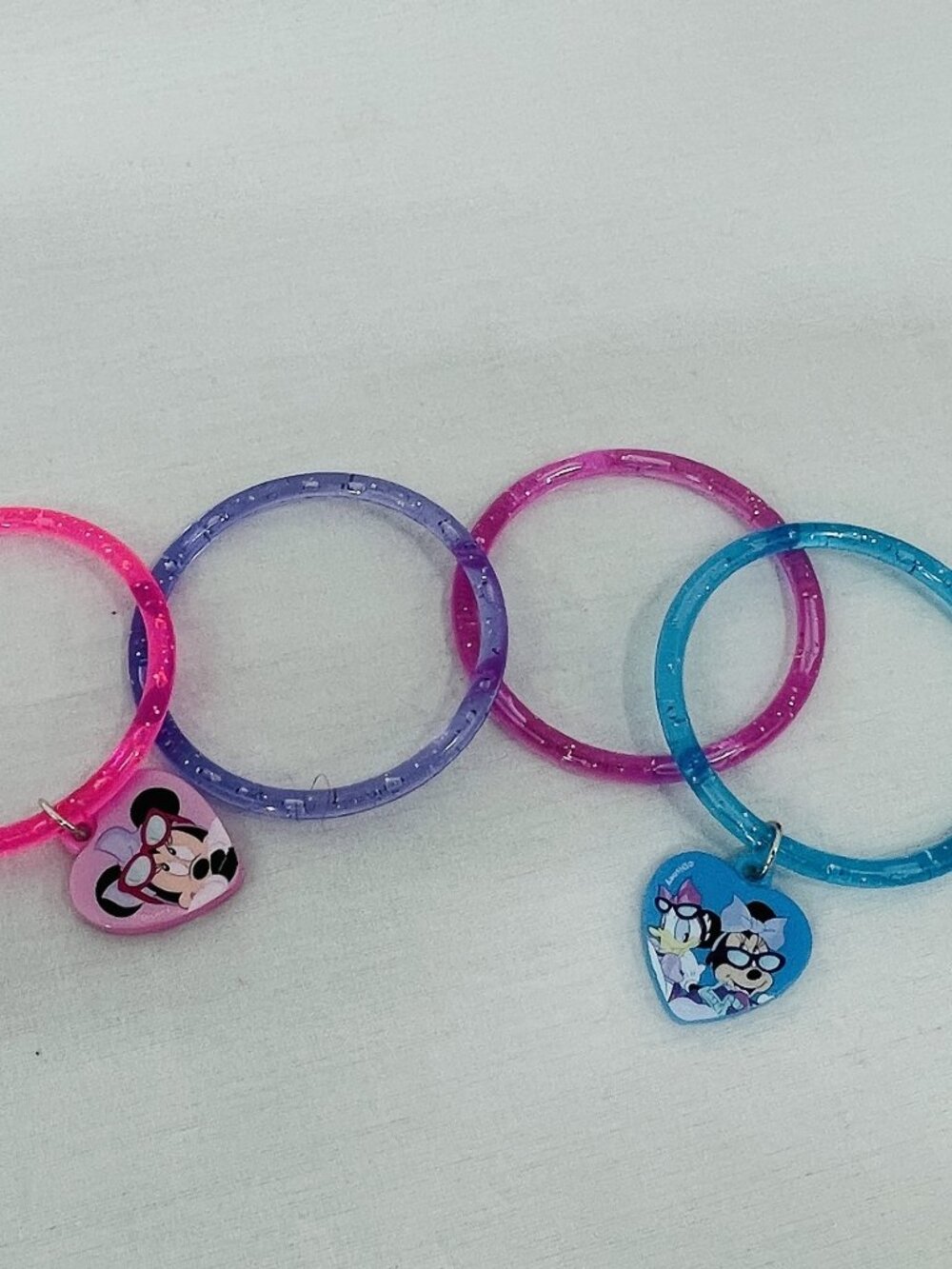 Minnie Mouse Charm Bracelets - Set of 4